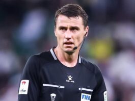 الحكم الأوزبكي إلغيز تانتاشيف يقود مباراة المغرب واسكتلندا