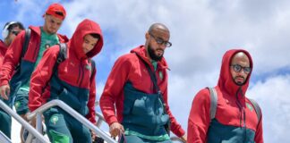 بعثة المنتخب المغربي تصل أتلانتا تحضيرا لمواجهة هايتي