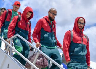 بعثة المنتخب المغربي تصل أتلانتا تحضيرا لمواجهة هايتي