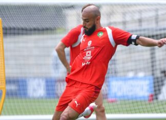 المنتخب المغربي يجري آخر حصة تدريبية بأمريكا قبل التوجه صوب المكسيك
