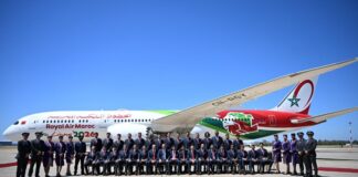 بعثة المنتخب المغربي تشد الرحال إلى أمريكا