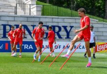 المنتخب المغربي يستعد للقاء البرازيل بوتيرة مرتفعة