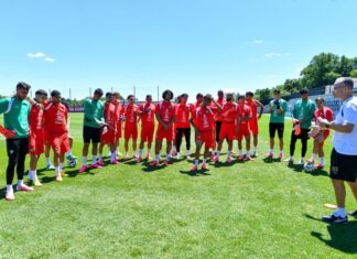 المنتخب المغربي يكثف استعداداته لمواجهة اسكتلندا