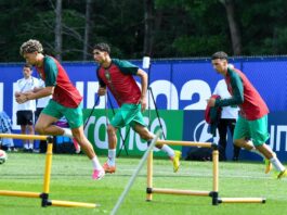 المنتخب المغربي ينهي تحضيراته لمواجهة اسكتلندا
