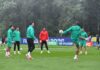 المنتخب المغربي يواصل استعداداته لمواجهة فرنسا