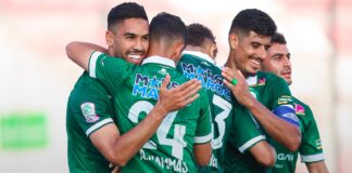 الرجاء الرياضي يفوز على أولمبيك آسفي ويضمن المشاركة في كأس الكونفدرالية