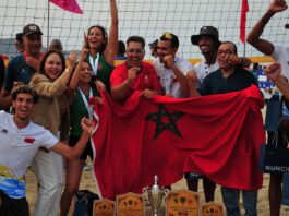 Beach-volley : Le Maroc sur le toit du monde arabe
