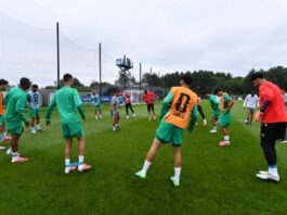 المنتخب المغربي يخوض أول حصة تدريبية في بوسطن استعدادا لفرنسا