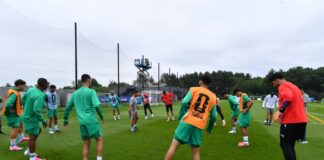 المنتخب المغربي يخوض أول حصة تدريبية في بوسطن استعدادا لفرنسا