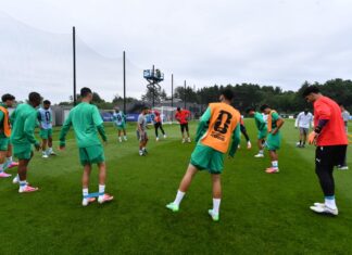 المنتخب المغربي يخوض أول حصة تدريبية في بوسطن استعدادا لفرنسا