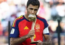 رودري يتوج بجائزة أفضل لاعب في كأس العالم 2026