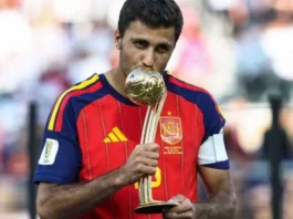 رودري يتوج بجائزة أفضل لاعب في كأس العالم 2026