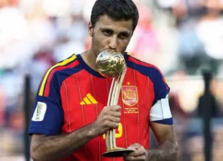 رودري يتوج بجائزة أفضل لاعب في كأس العالم 2026