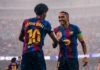 برشلونة يستهل مشواره في دوري الأبطال بخماسية في شباك فاينورد