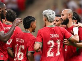 المنتخب الوطني يدشن مشواره في تصفيات “الكان” بثنائية أمام الغابون