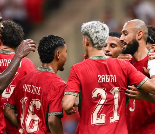 المنتخب الوطني يدشن مشواره في تصفيات “الكان” بثنائية أمام الغابون