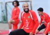 المنتخب الوطني يخوض أول حصة تدريبية استعدادا لمباراته أمام ليسوتو