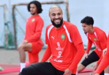 المنتخب الوطني يخوض أول حصة تدريبية استعدادا لمباراته أمام ليسوتو
