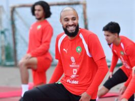 المنتخب الوطني يخوض أول حصة تدريبية استعدادا لمباراته أمام ليسوتو