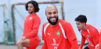 المنتخب الوطني يخوض أول حصة تدريبية استعدادا لمباراته أمام ليسوتو