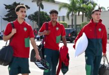 المنتخب المغربي يتوجه صوب جنوب إفريقيا تأهبا لمواجهة ليسوتو