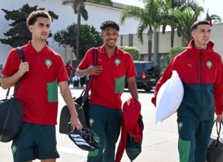 المنتخب المغربي يتوجه صوب جنوب إفريقيا تأهبا لمواجهة ليسوتو