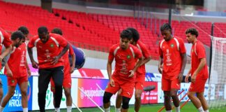 المنتخب الوطني ينهي تحضيراته لمواجهة الغابون