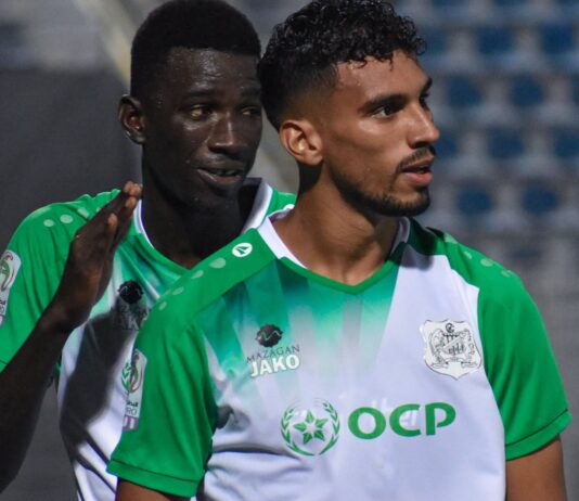 الدفاع الحسني الجديدي يقسو على المغرب التطواني برباعية