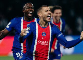 باريس سان جيرمان يتفوق على برشلونة برباعية في دوري أبطال أوروبا