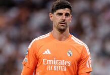 كورتوا يغيب عن “الكلاسيكو” وريال مدريد يتجه للاعتماد على لونين