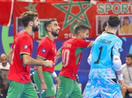 المنتخب المغربي لكرة القدم داخل القاعة يواجه مصر في نصف نهائي كأس أمم إفريقيا