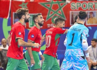 المنتخب المغربي لكرة القدم داخل القاعة يواجه مصر في نصف نهائي كأس أمم إفريقيا