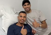 عملية جراحية ناجحة للدولي المغربي عز الدين أوناحي
