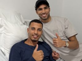 عملية جراحية ناجحة للدولي المغربي عز الدين أوناحي