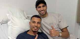 عملية جراحية ناجحة للدولي المغربي عز الدين أوناحي